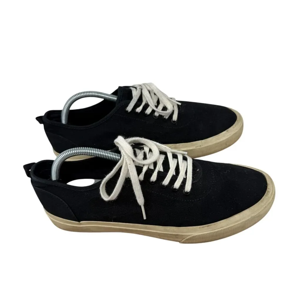 Everlane The Forever Black Canvas Sneaker Capsole Casual Mens 9.5 Women 11.5